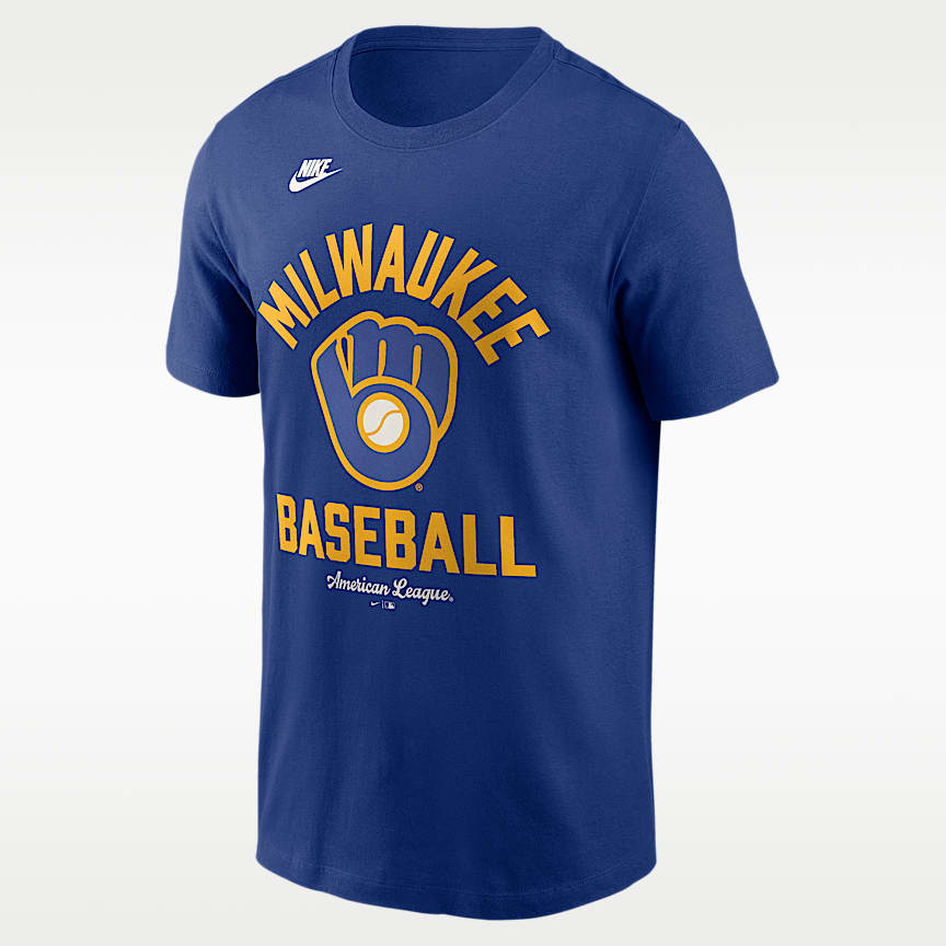 Milwaukee Brewers City Connect 2-Hit Max90 Pocket Men's Nike MLB T